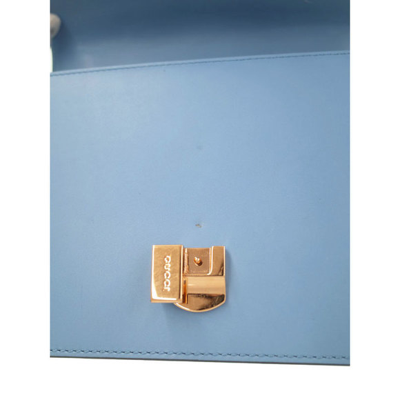 Gucci Sylvie Shoulder Bag Leather Blue - Picture 7 of 9
